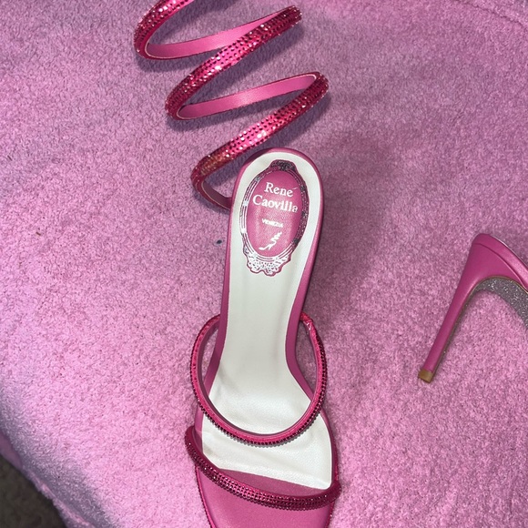 Rene Caovilla wrap around heels size 38 - Picture 4 of 4